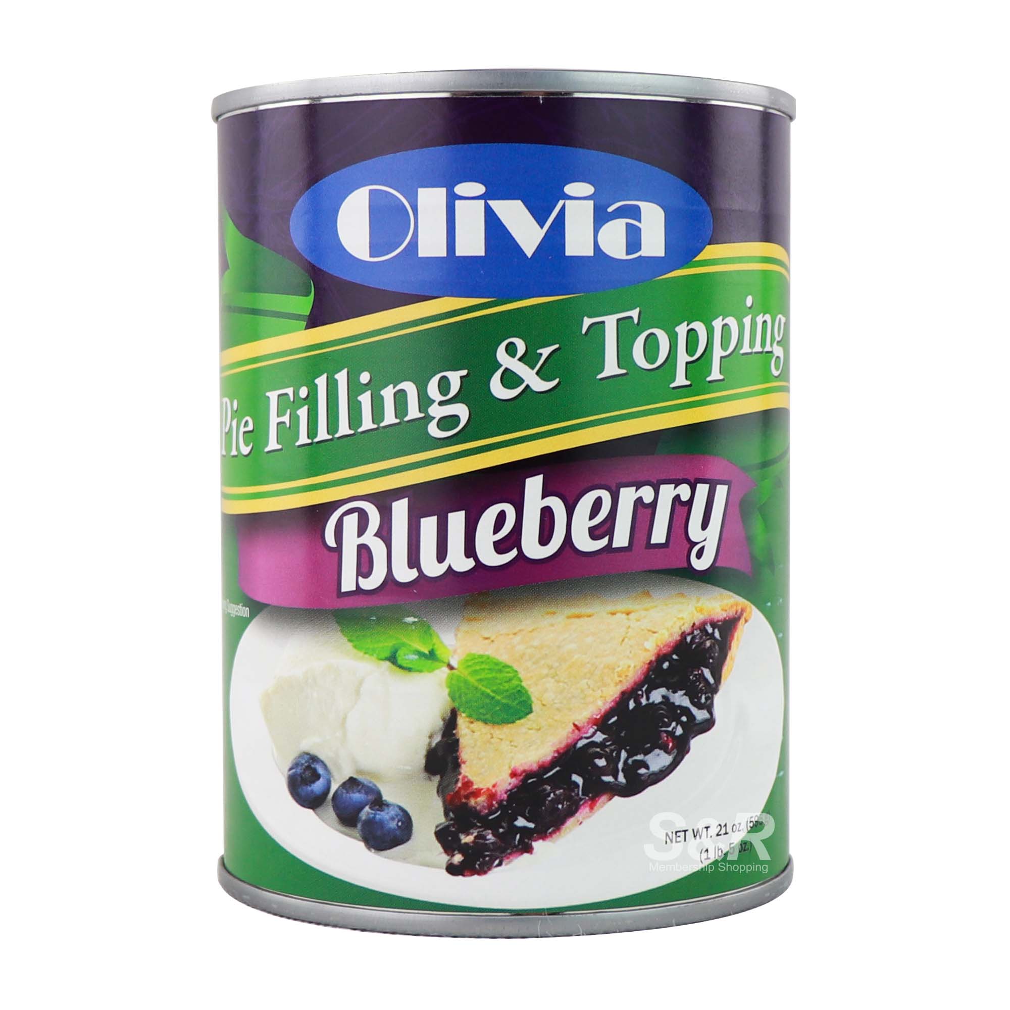 Olivia Blueberry Pie Filling and Topping 595g Olivia Blueberry Pie Filling and Topping 595g
